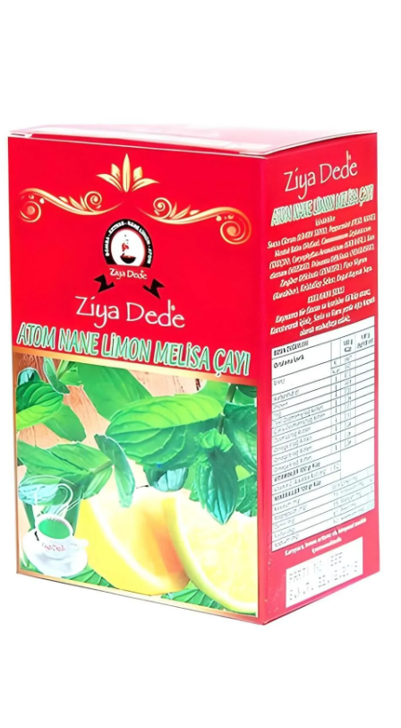 Ziya Dede Atom Nane Limon &amp; Мелиса Чай – 170 г